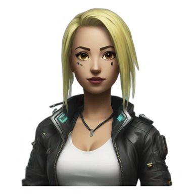 V (cyberpunk 2077) sticker