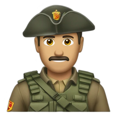 Soldado español sticker