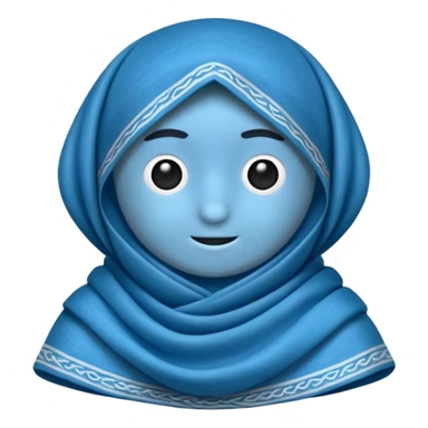 DOĞU TÜRKİSTAN BAYRAĞI (İNSANSIZ) AY VE YILDIZ MAVİ BAYRAK sticker