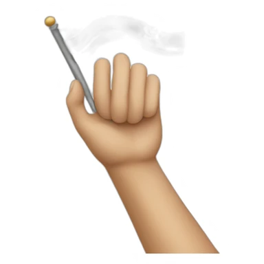 Hand holding up Israeli flag sticker