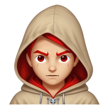 Diablo con capucha sticker