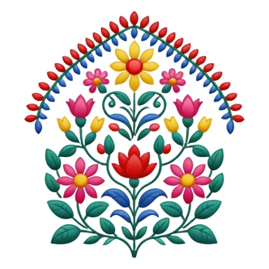 Ukrainian embroidery  sticker