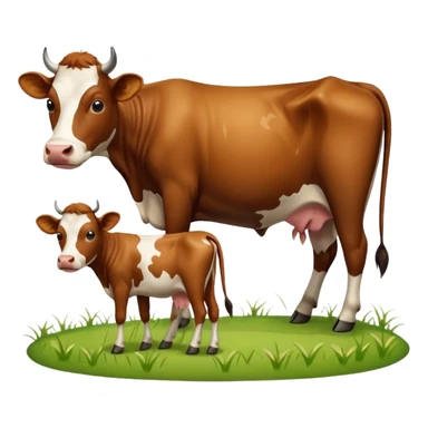 Herd of cows sticker