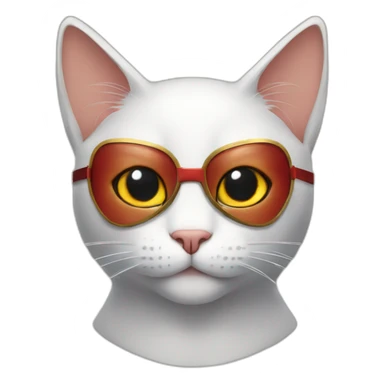 A super hero cat  sticker