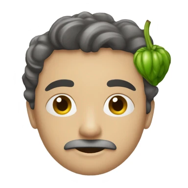 Andróide comendo maça sticker