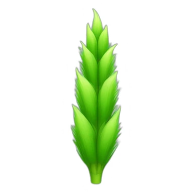 Foxtail green sticker