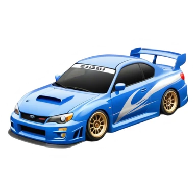 Subaru drifting sticker