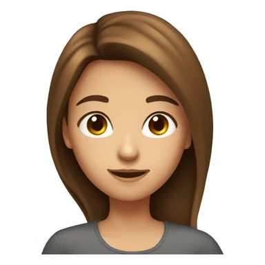 A Girl With Brown Hair Taking Selfies sticker