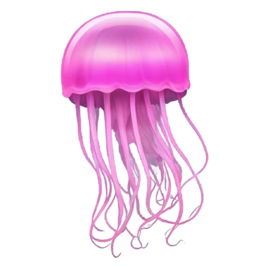Pink jellyfish ￼ sticker