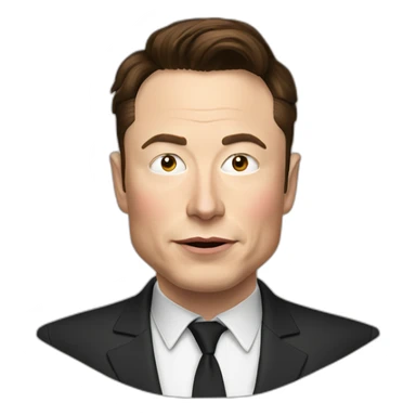 Elon musk middle f i n g e r sticker