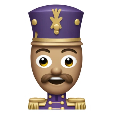 Nutcracker cracking walnuts sticker