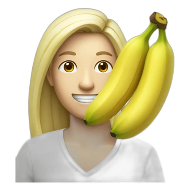 Banana won a tennis tournament sticker