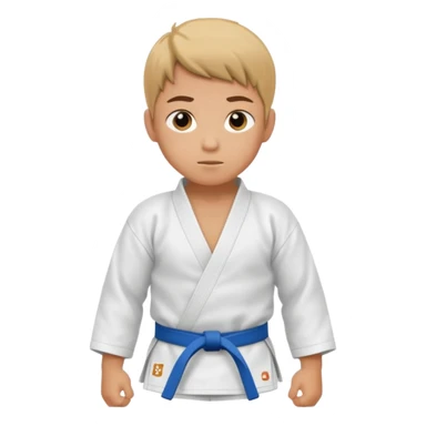 judo kid full body sticker