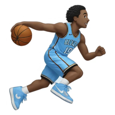 Dunk nike bleue claire sticker