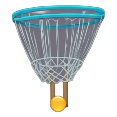 Disc golf basket sticker