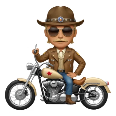 easy rider breaker morant on chopper motorcycle sticker