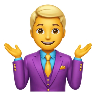 hazme un emoji que ayuda a una empresa a dejar de perder el tiempo y salga un grafica de que va bien el rendimiento sticker