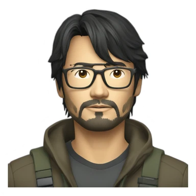 Hideo kojima sticker