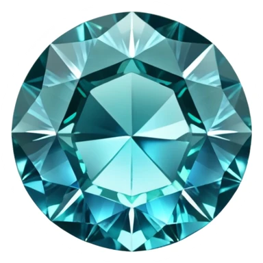 Realistic, 3D rendering, sparkly, Gemstone Musgravite sticker