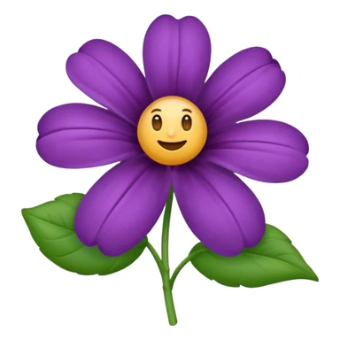 um emoji de cardo a flor sticker
