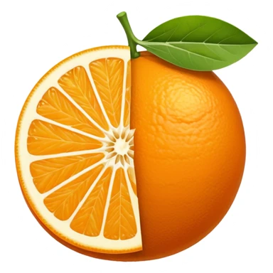 Bergamot sliced sticker