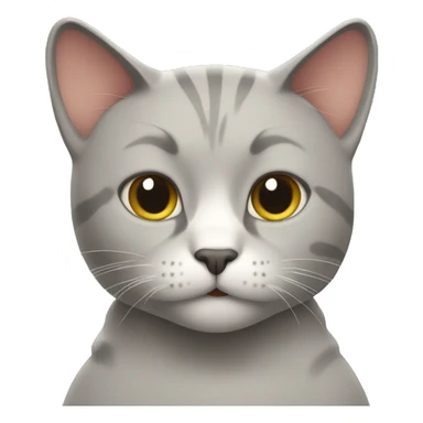 Cat with a sweat-shirt  sticker