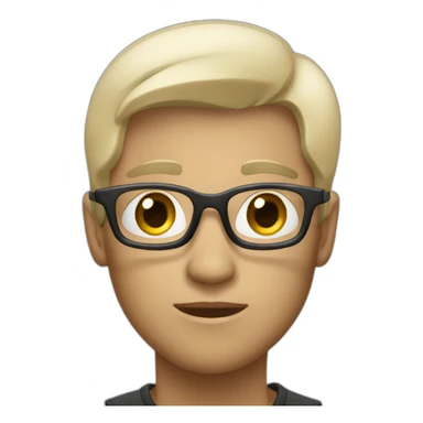 the photographer looks into the camera white. sticker