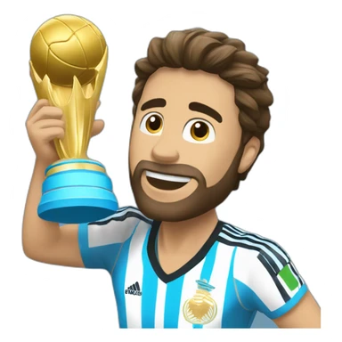 argentina champeon of the world sticker