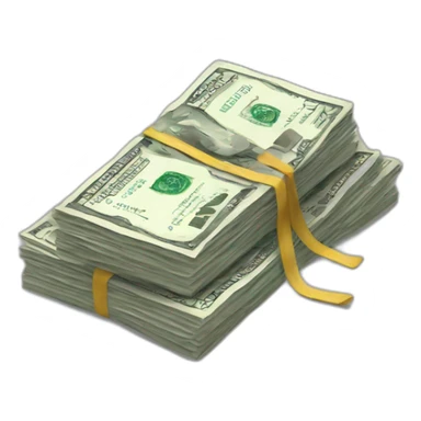 a lot of money sticker