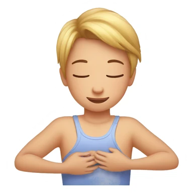 kid back massage sticker