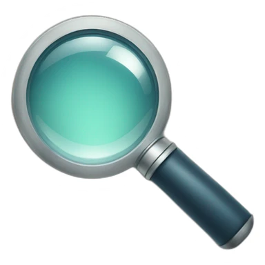 magnifying glass sticker