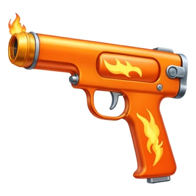 flame gun sticker