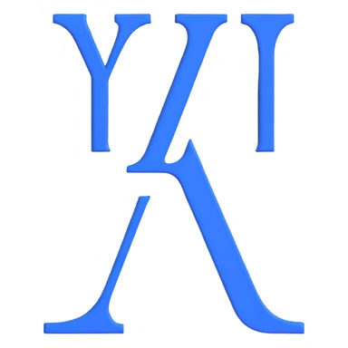 Roman numeral II, royal blue, white, and silver colors sticker
