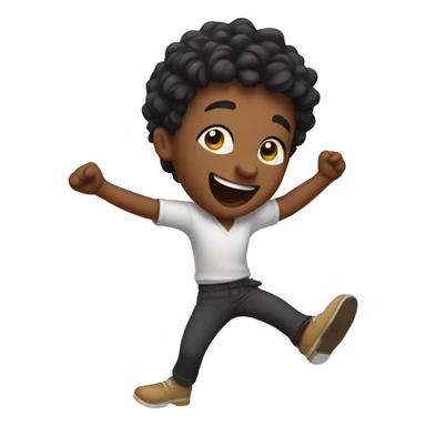 Happy dance sticker