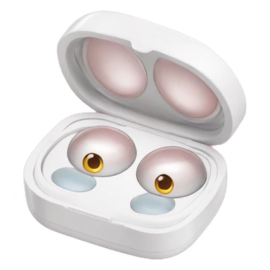 dual compartment prescription contact lens case sticker