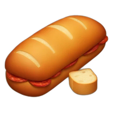 chorizo ​​with bread sticker