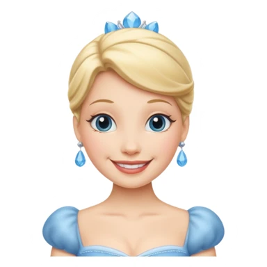 cinderella bald sticker