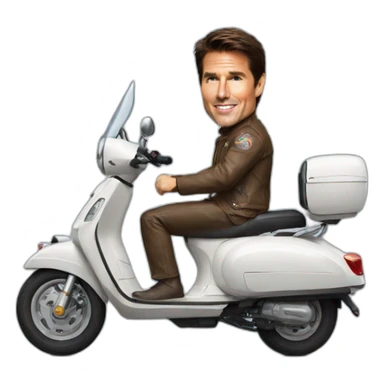 Tom Cruise scooter  sticker