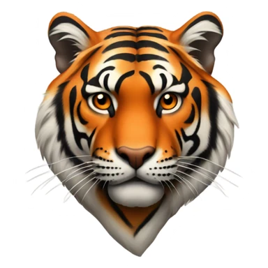 Heart with tiger stripes  sticker
