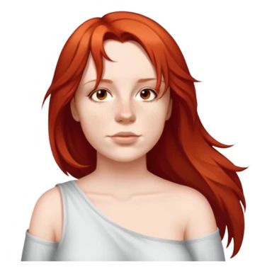 female, lstraight hair to the shoulder sticker