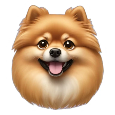 pomeranian spitz sticker