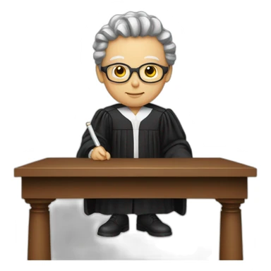AI judge sticker