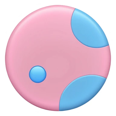 pink and blue dot tight sticker