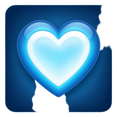 🩵 this heart but more beautiful  sticker