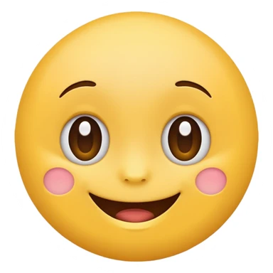 Cute emoji hii very cutie 😊 sticker