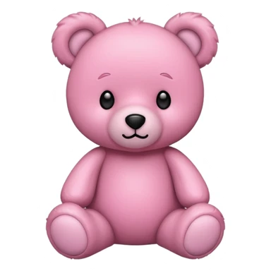 pink teddy bear  sticker
