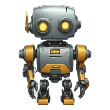Robot construct artificer sticker
