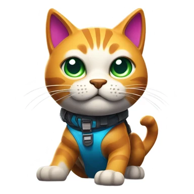 Fortnite cat sticker