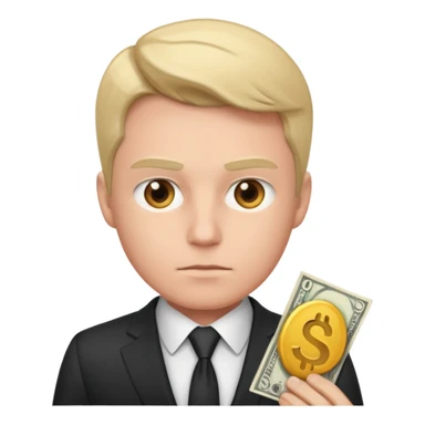 CEO investing money sticker