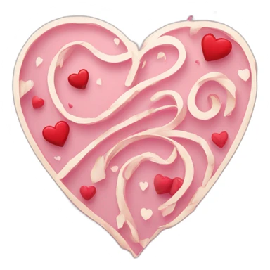 Happy valentines day calligraphy  sticker